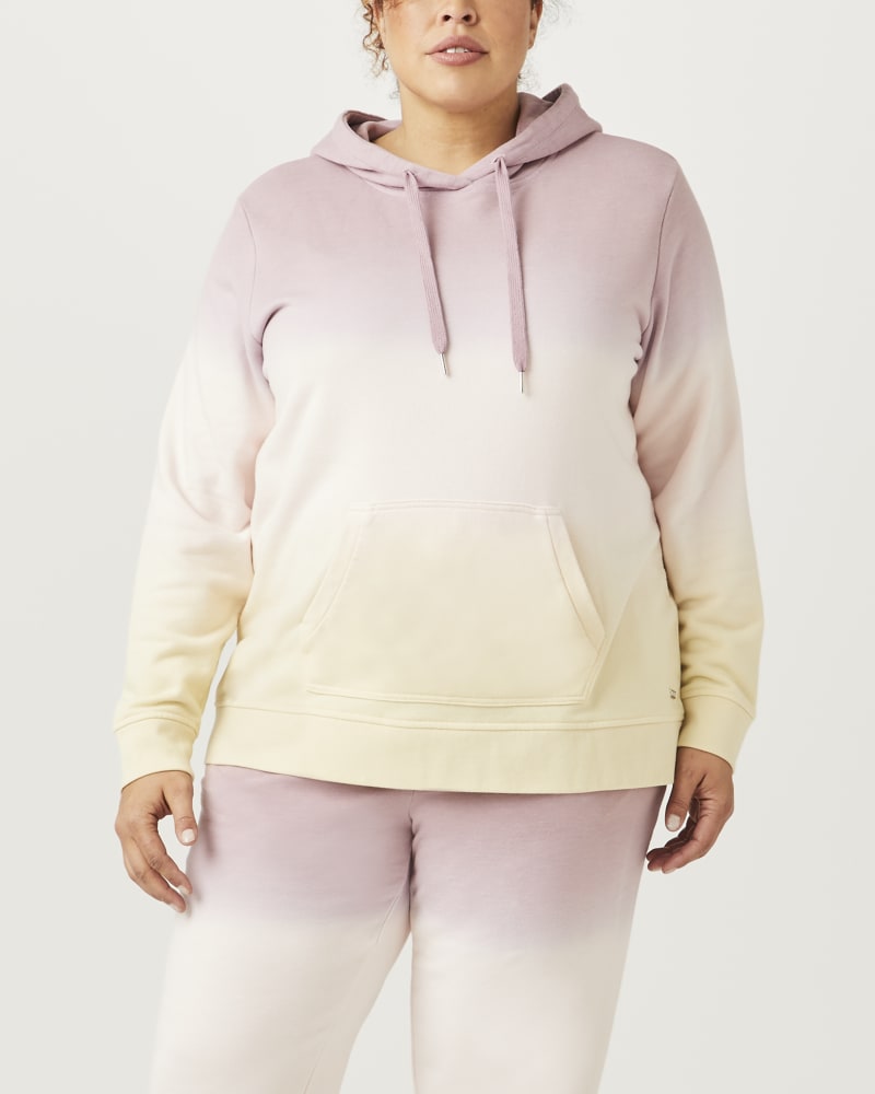 Front of plus size Jenny Pullover Hoodie by Marc NY | Dia&Co | dia_product_style_image_id:156341